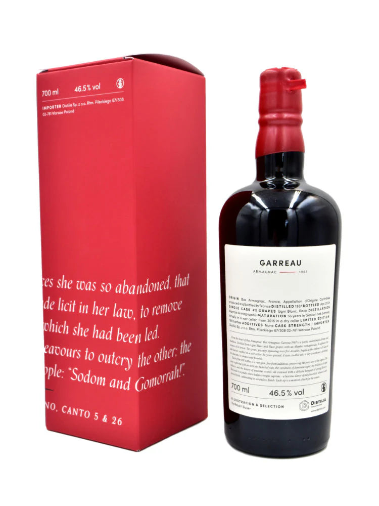 Armagnac Garreau 1967 The Sins – Lust, Robert Bauer and Distilia 56yr 46,5%