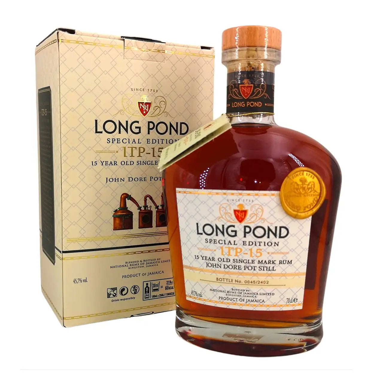 Sample Long Pond 2006 Spécial Édition ITP-15 15yr 45,7% 3cl