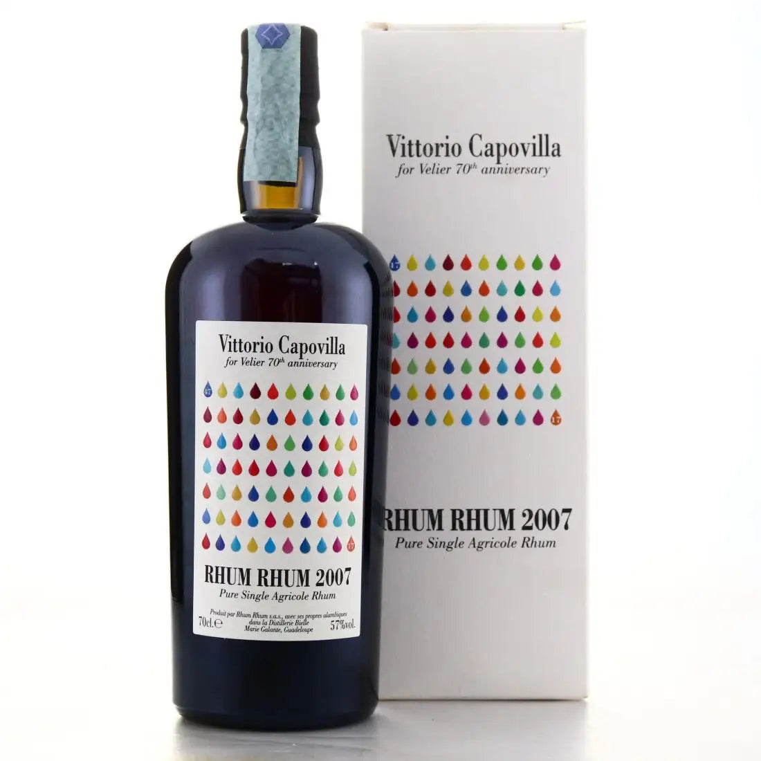 Sample Rhum Rhum 2007 Velier Bielle 70th Anniversary Vittorio Capovilla 10yr 57% 3cl