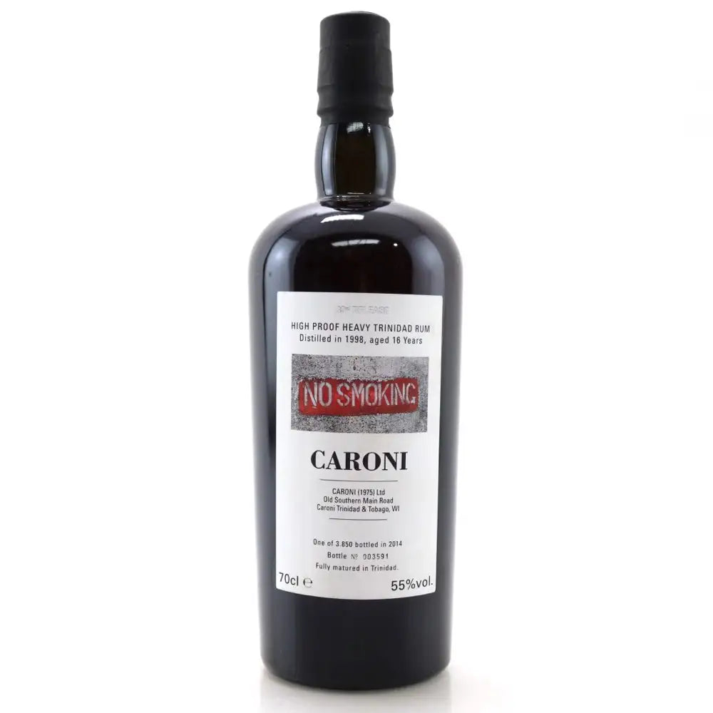 Sample Caroni 1998 16yr 55% 33rd Release No smoking 3cl