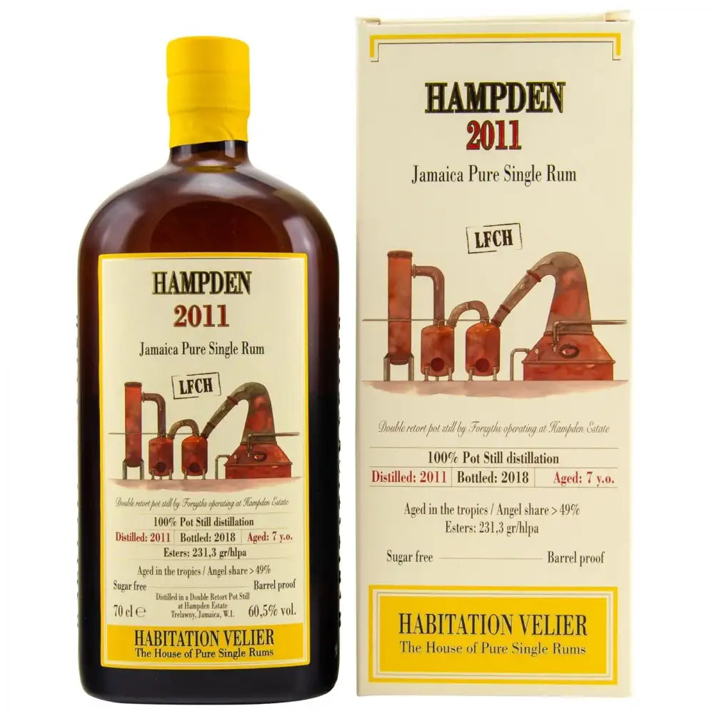 Sample Habitation Velier Hampden 2011 LFCH 7yr 60,5% 3cl