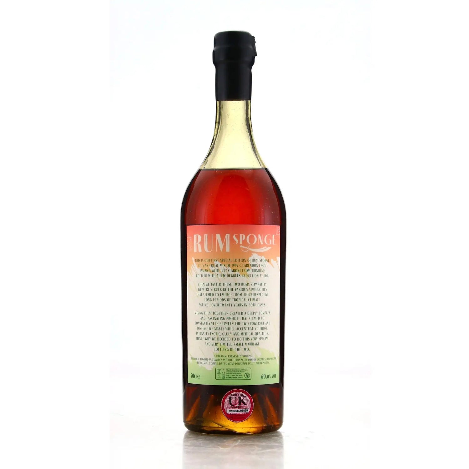 Caroni & Clarendon Clarendoni 1997 Rum Sponge Old Special Edition No.1 25yr 60%