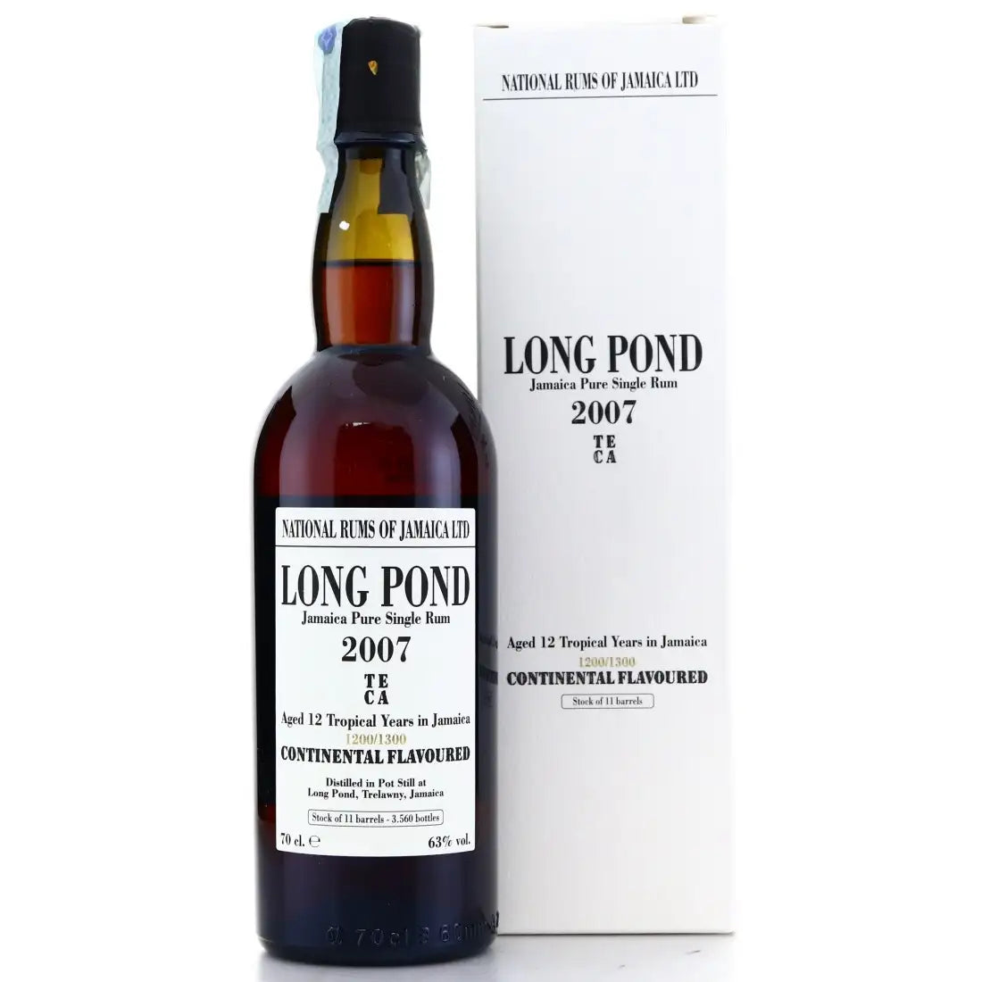 Sample Long Pond TECA 2007 Continental Flavoured 12yr 63% 2cl