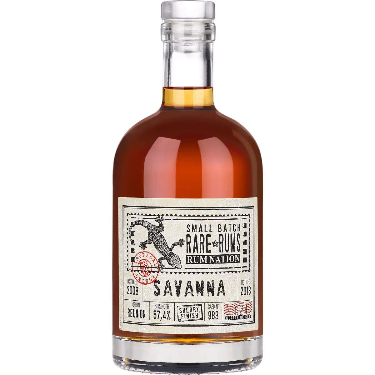 Sample Rum Nation Savanna 2008 Small Batch Rare Rums 10yr 57,4% 3cl