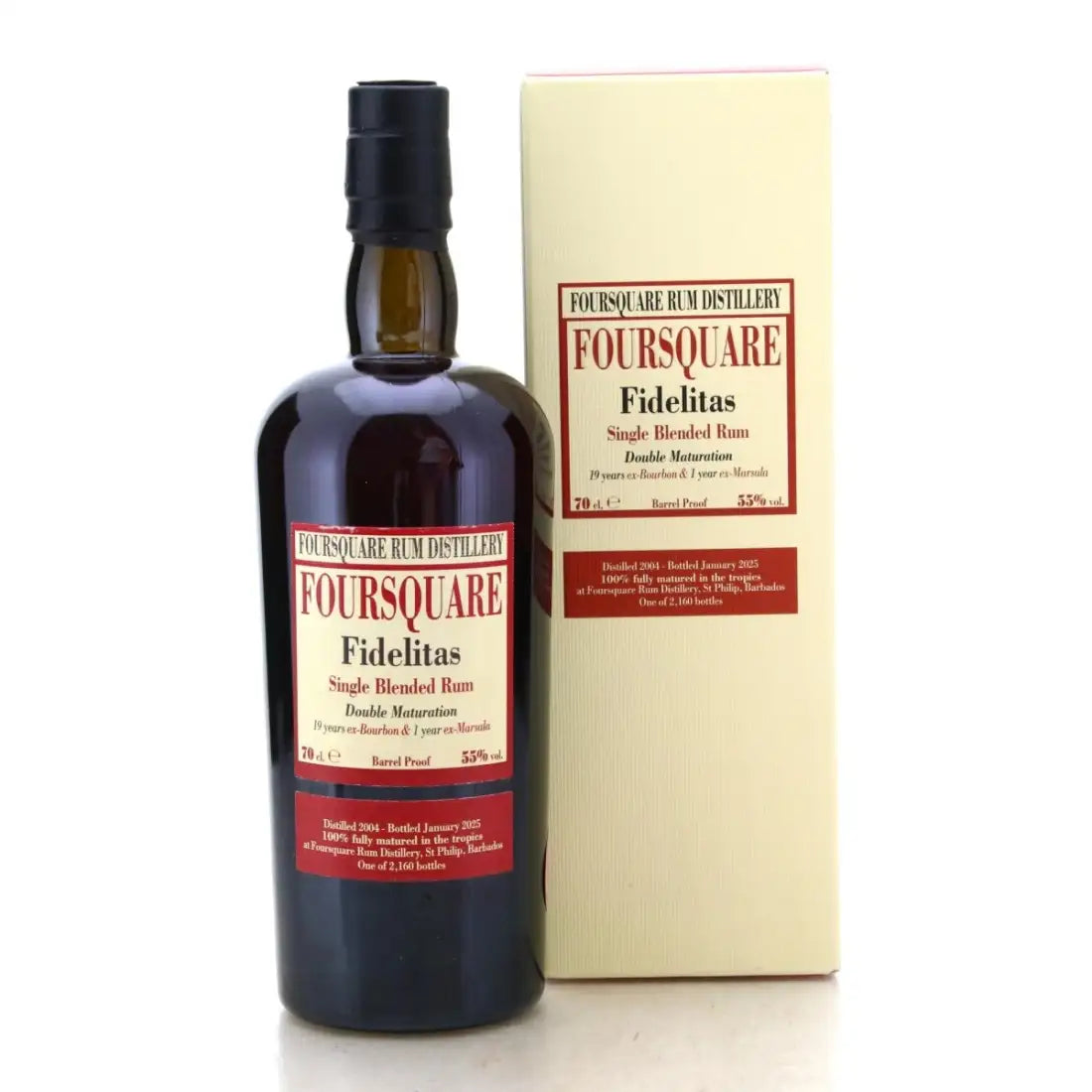 Sample Velier Foursquare 2004 Fidelitas 20yr 55% 3cl