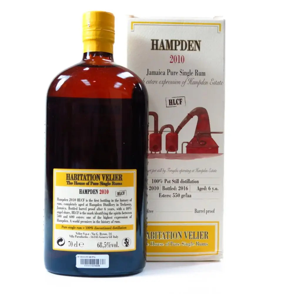 Sample Habitation Velier Hampden 2010 HLCF 6yr 68,5% 3cl