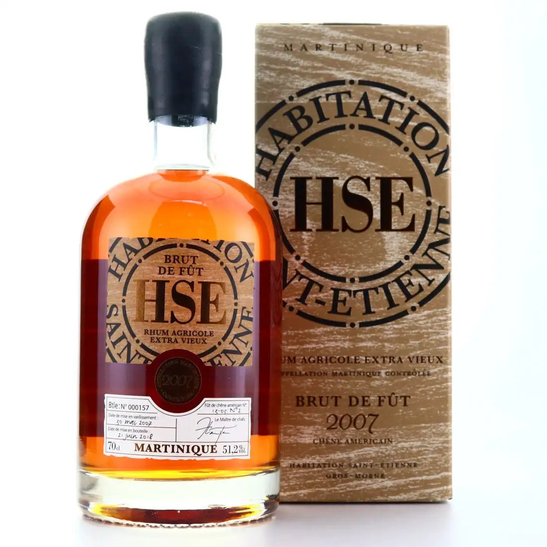 Sample HSE 2007 chêne américain 10yr 51,2% 3cl