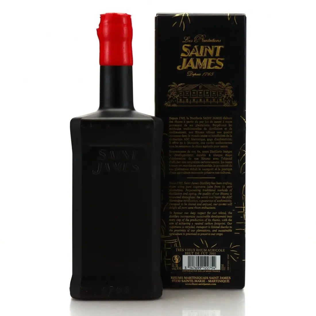 Sample Saint James 2001 Brut de Fut Éphémères no.1 20yr 55,2% 3cl