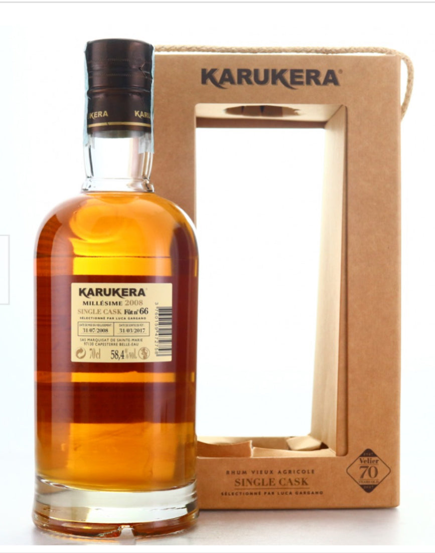 Karukera 2008 Single Cask #66 Velier 70th Anniversary 58,4%