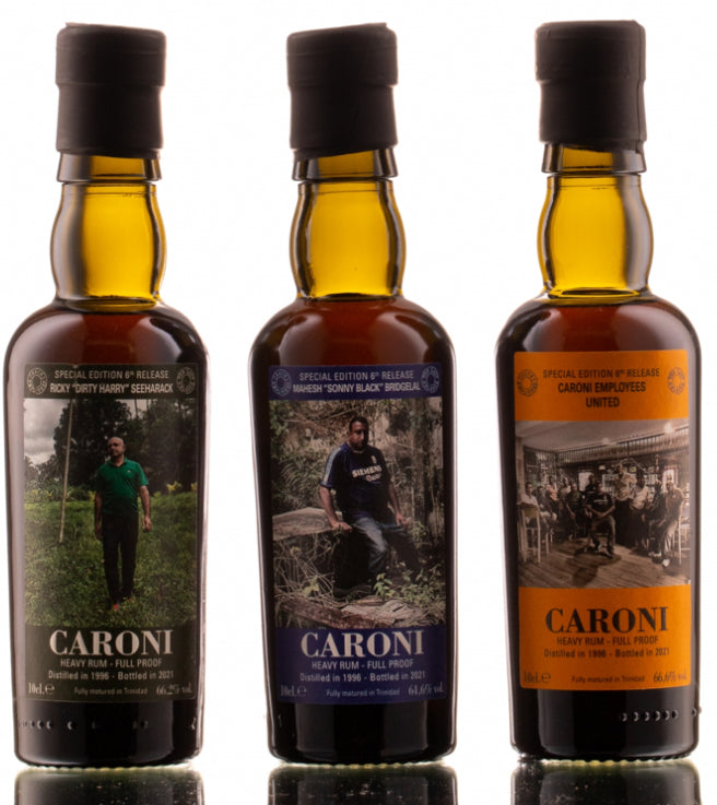 Caroni Employees 6th release 3X10cl Velier VSGB (Velier Small Great Bottles)