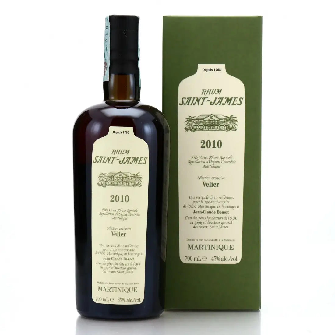 Sample Velier Saint James 2010 Sélection exclusive Velier 11yr 47% 3cl