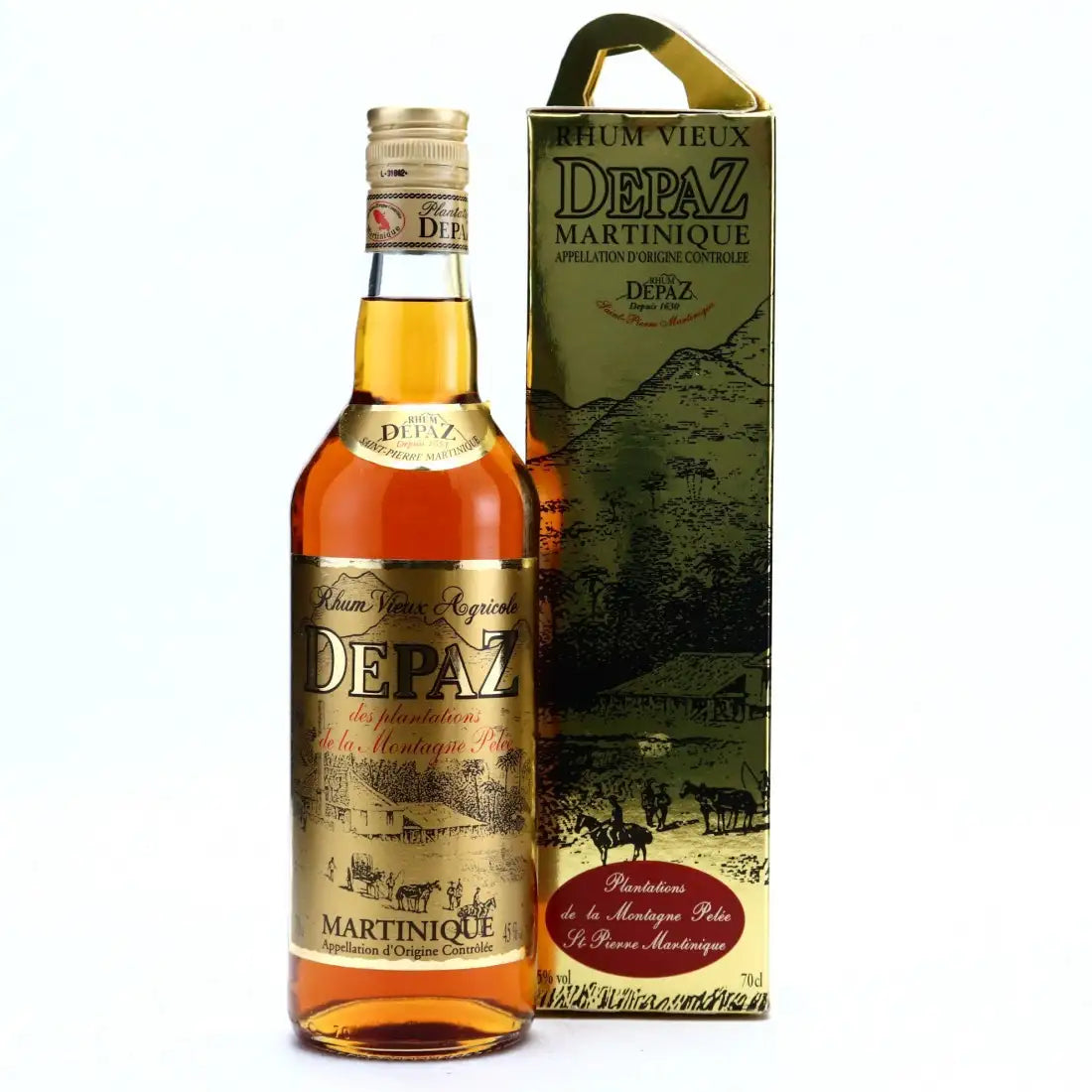 Sample Depaz Rhum Vieux Agricole Plantation (Old Version) 45% 3cl