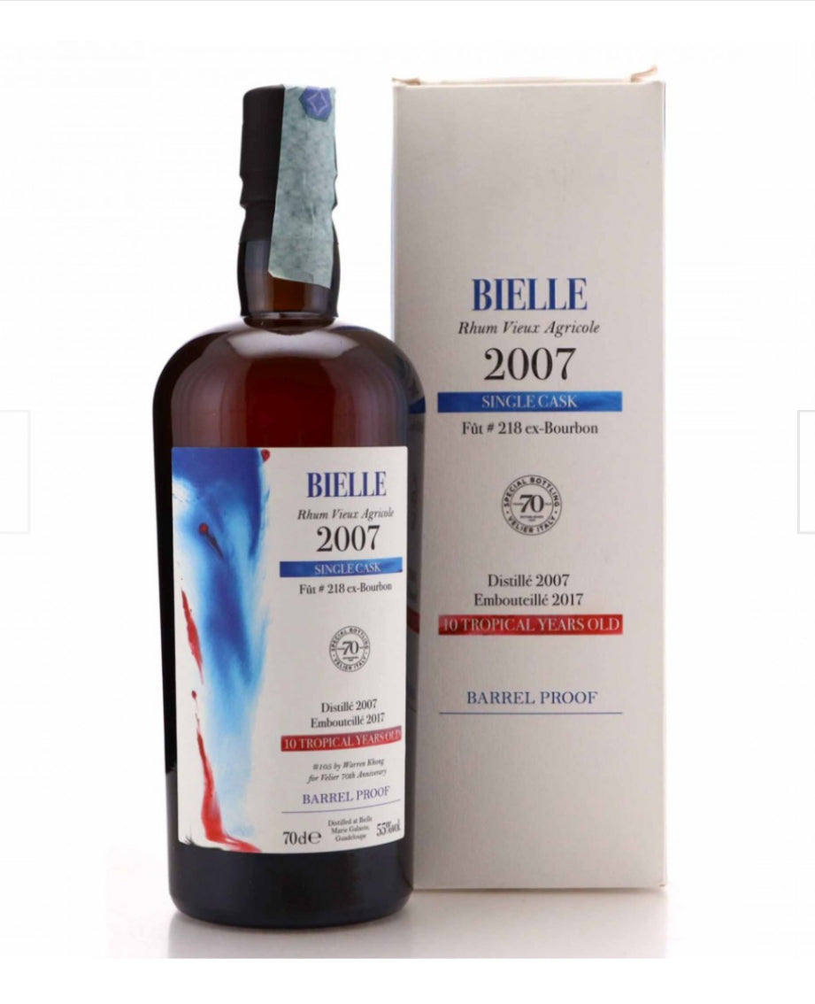 Bielle 2007 Velier 10yo Single Cask #218 Warren Khong 70th Anniversary