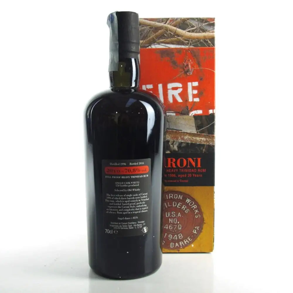 Sample Velier Caroni Heavy Trinidad Rum (Old Whisky) HTR Fire 70,8% 3cl