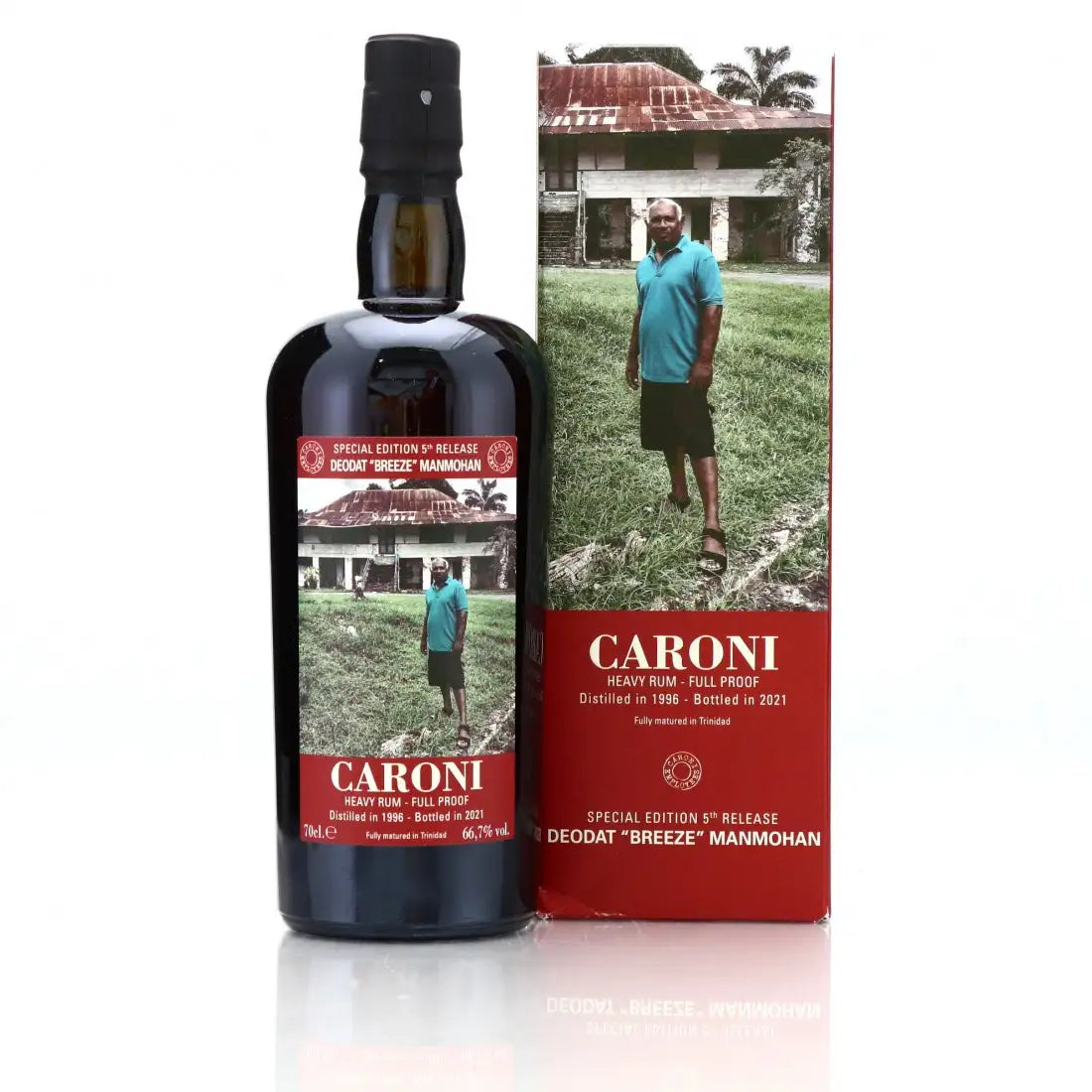 Caroni 1996 25yo 66,7% Employees 5th Release Deodat “Breeze” Manmohan