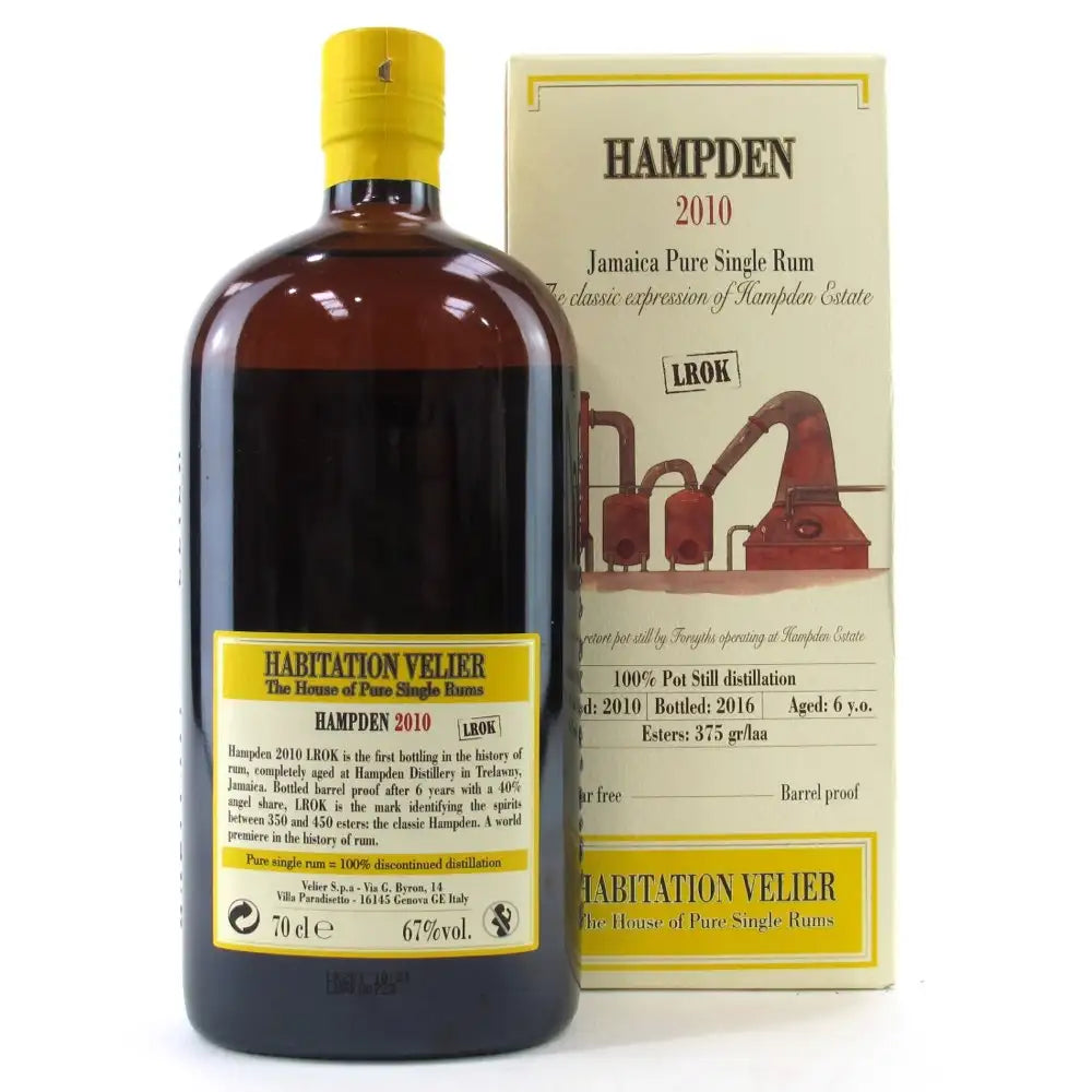 Sample Habitation Velier Hampden 2010 LROK 6yr 67% 3cl