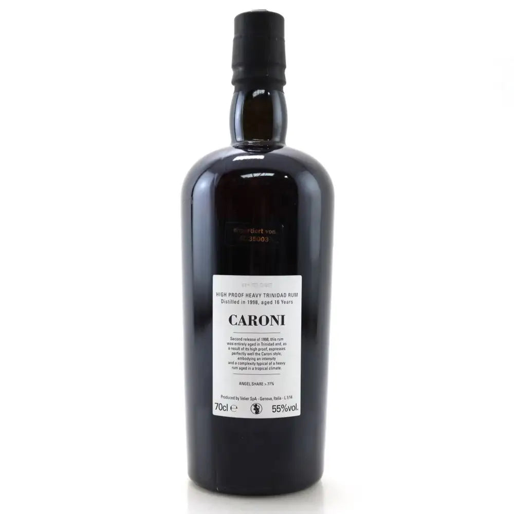 Sample Caroni 1998 16yr 55% 33rd Release No smoking 3cl