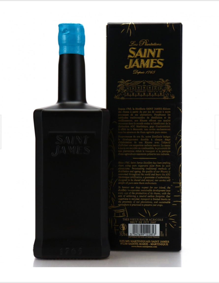 Sample Saint James 2007 Brut de Fut Éphémères no.7 54,3% 3cl
