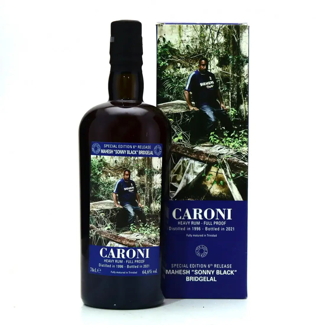 Caroni 1996/2021 25yo 64,6% Employees 6th Release Mahesh “Sonny Black” Bridgelal