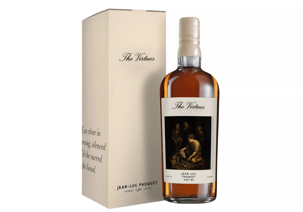 Sample The Virtues Kindness Cognac Jean-Luc Pasquet 1985 LOT 85, Robert Bauer and Distilia 40yr 50,36% 3cl