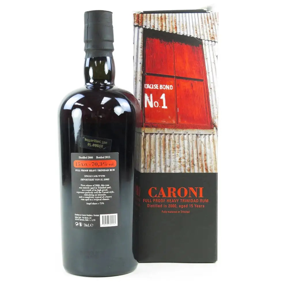 Sample Caroni 2000 15yr 70,3% cask# 3790 Paul Ulrich AG 3cl