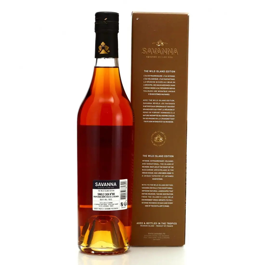 Sample Savanna 2006 The Wild Island Grand étang sec 12yr 59,9% 3cl