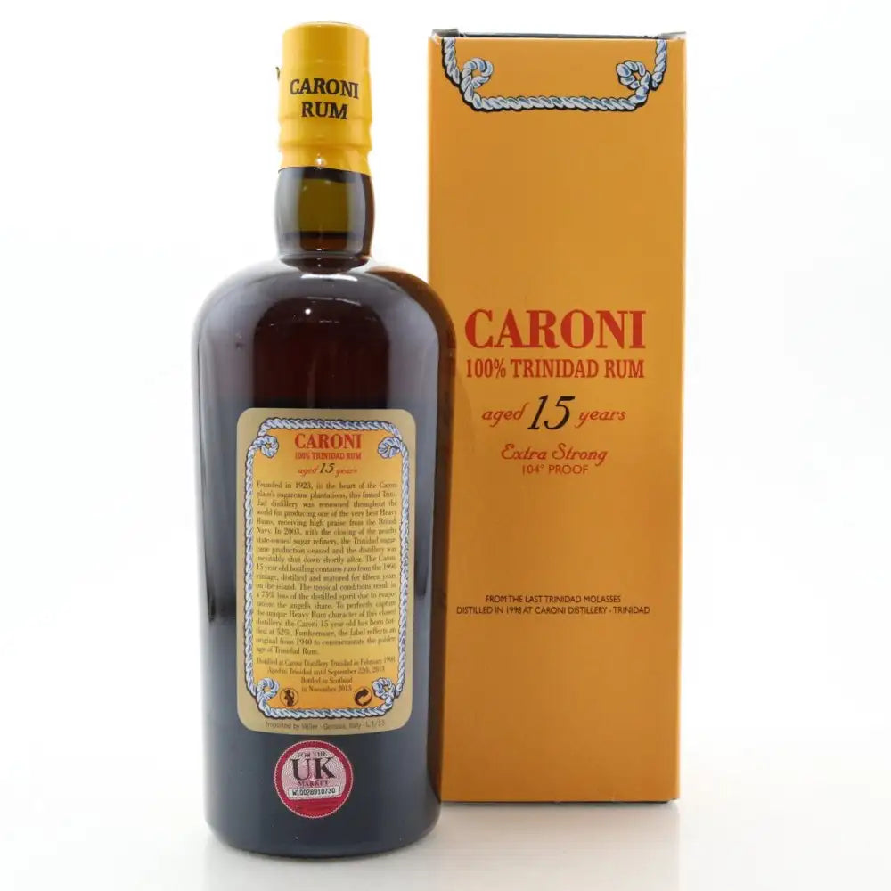 Sample Caroni 1998 Velier 15yr 104 Proof 52% 3cl
