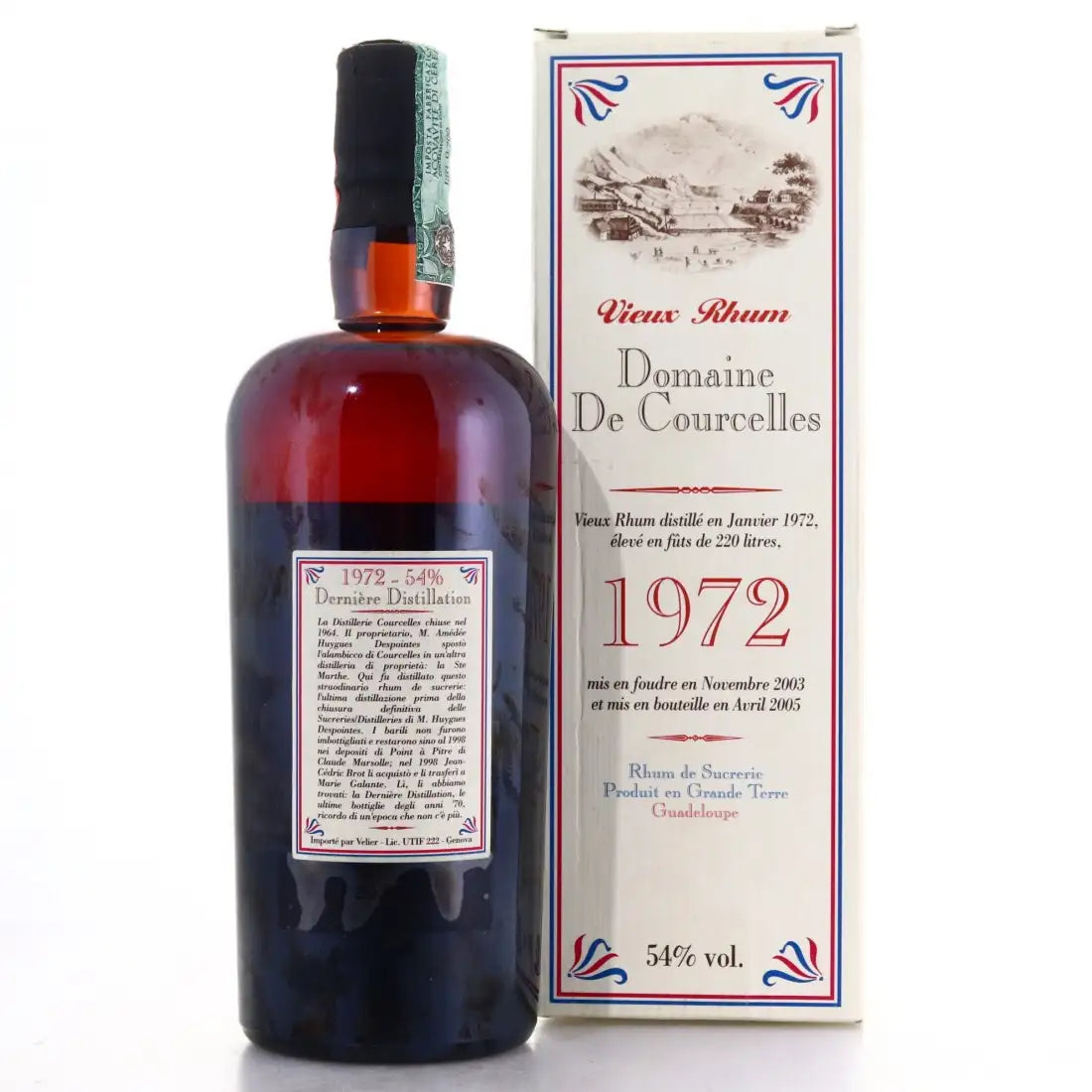 Sample Velier Domaine de Courcelles Grande Réserve 1972 32yr 54% 3cl