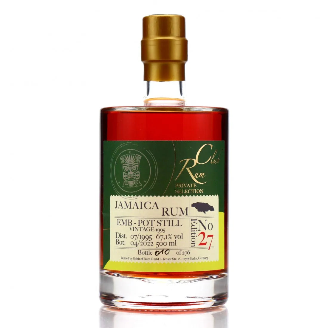 Sample Clarendon 1995 EMB Rumclub Private Selection Ed.27 26yr 67,1% 3cl