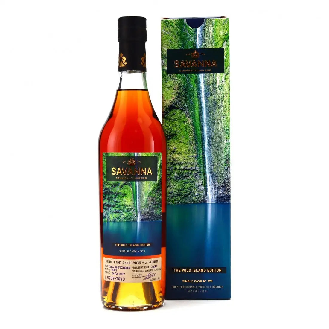 Sample Savanna 2007 The Wild Island Édition - Cascade 13yr 55,2% 3cl