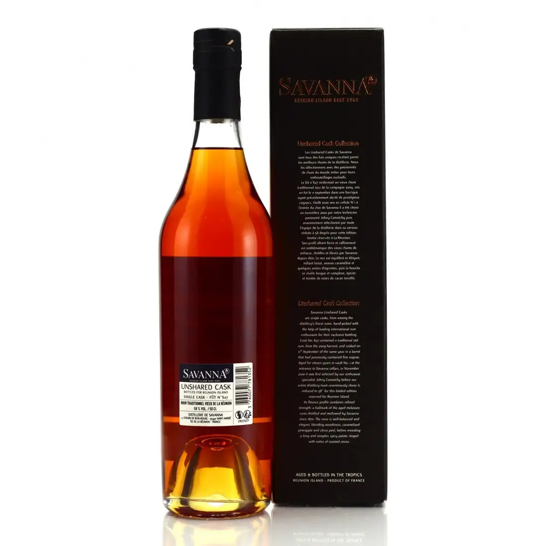 Savanna 2009 Unshared Cask for Reunion Island 11yr 58%