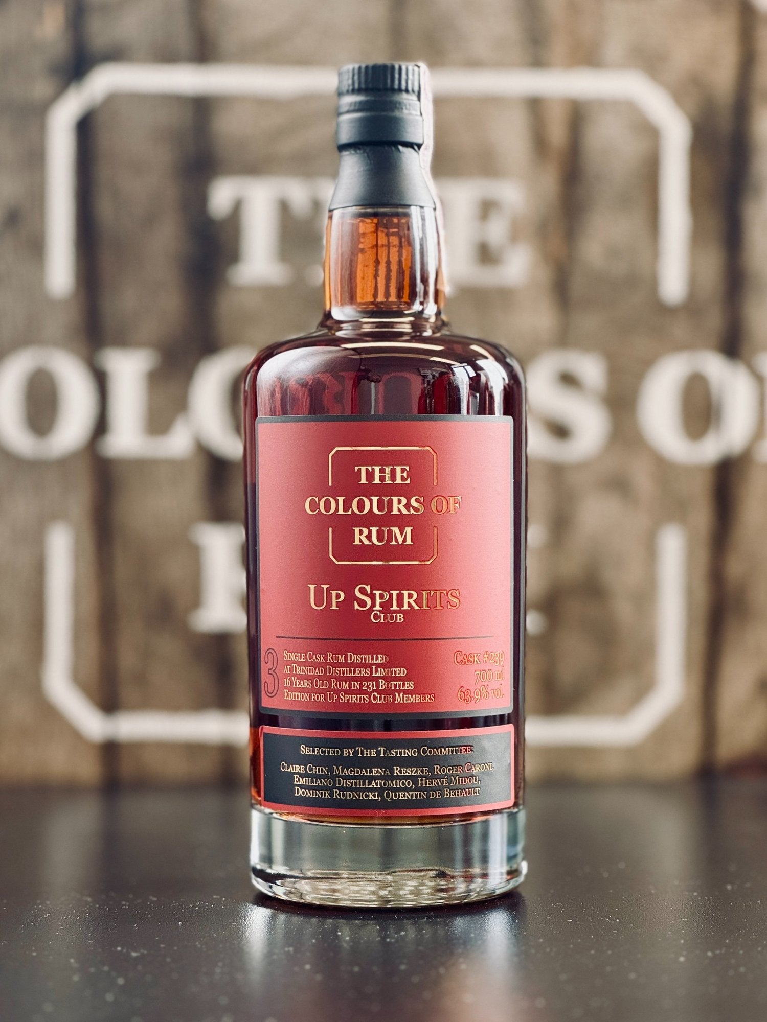 Sample Colours of Rum T.D.L Up Spirits #3 2008 63,9% 3cl