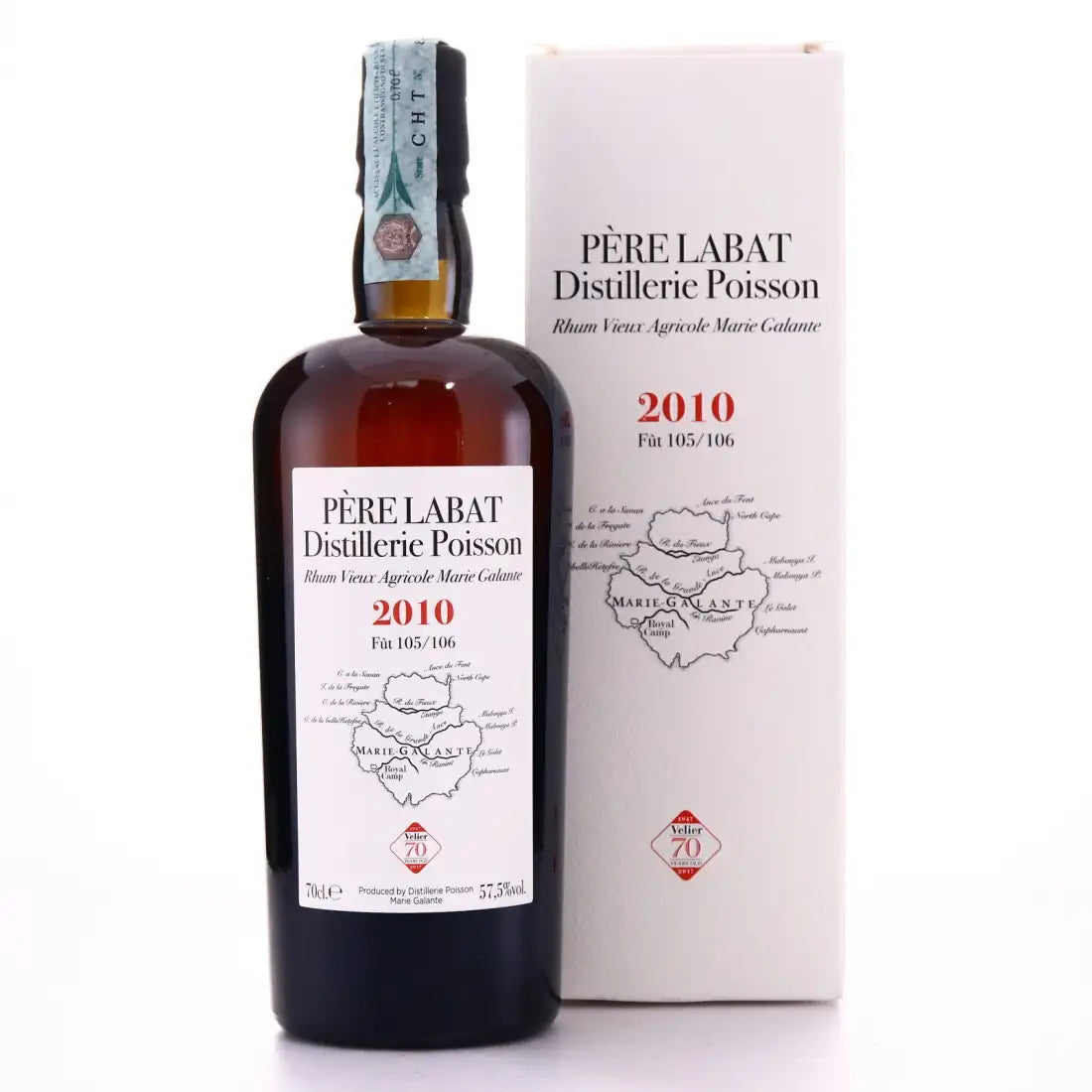 Sample Velier Poisson Père Labat 2010 6yr 57,5% 3cl