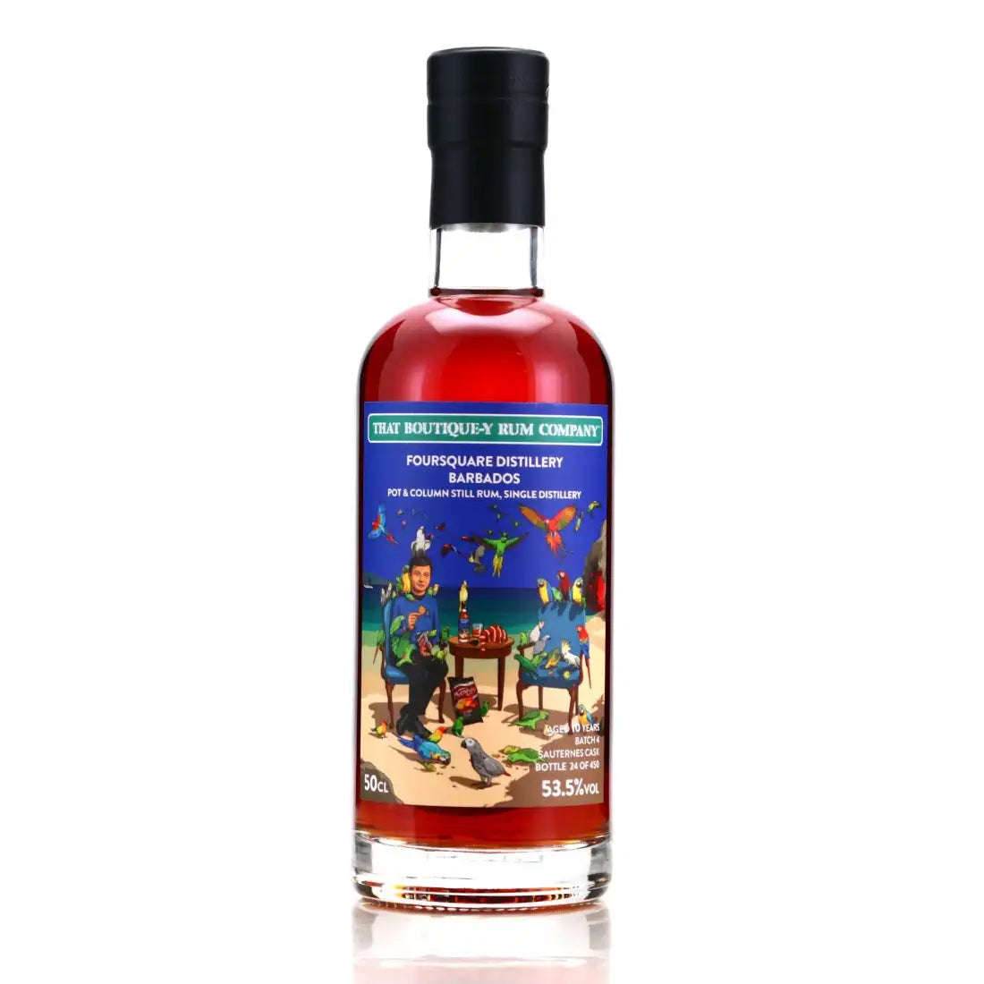 Sample TBRC Foursquare Barbados 10yr 53,5% 3cl