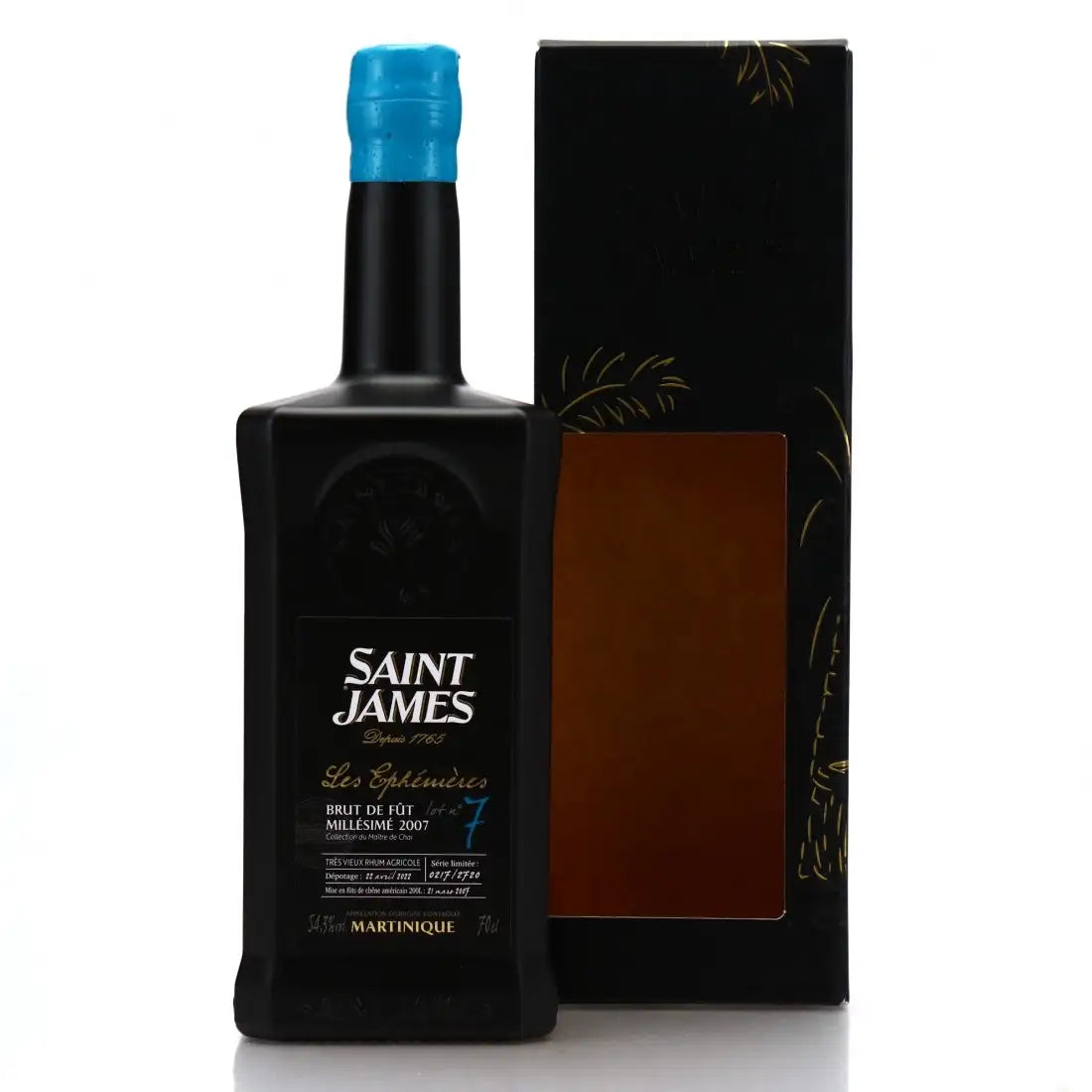 Sample Saint James 2007 Brut de Fut Éphémères no.7 54,3% 3cl