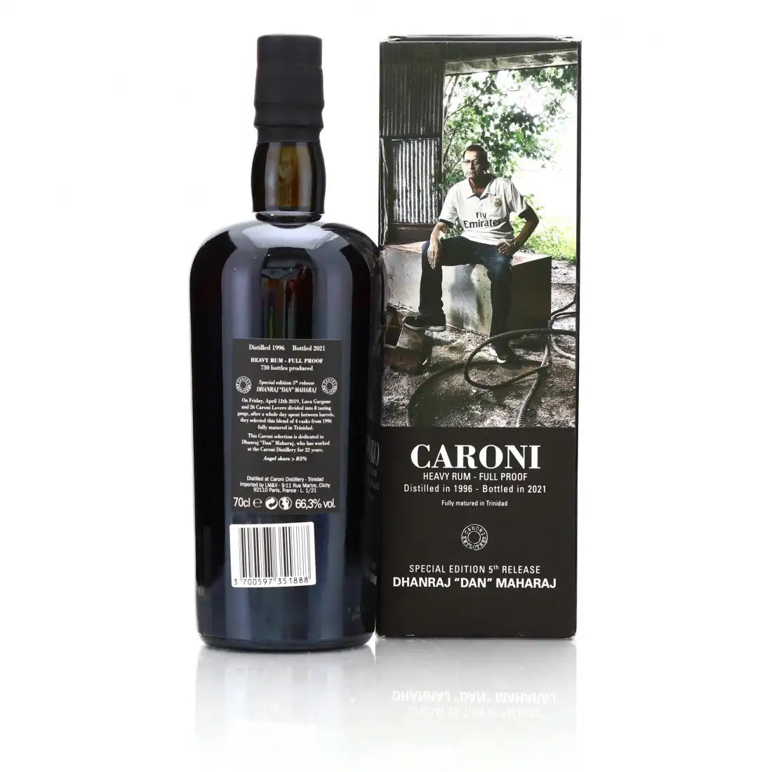 Caroni 1996/2021 25yo 66,3% Employees 5th Release Dhanraj “Dan” Maharaj