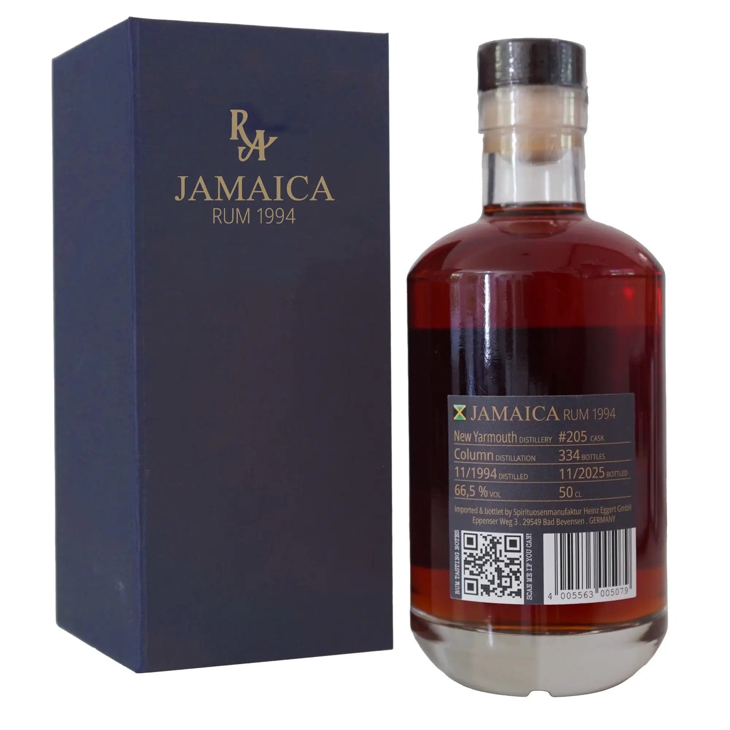 Sample RA New Yarmouth 1994 Jamaica Rum 31yr 66,5% 3cl