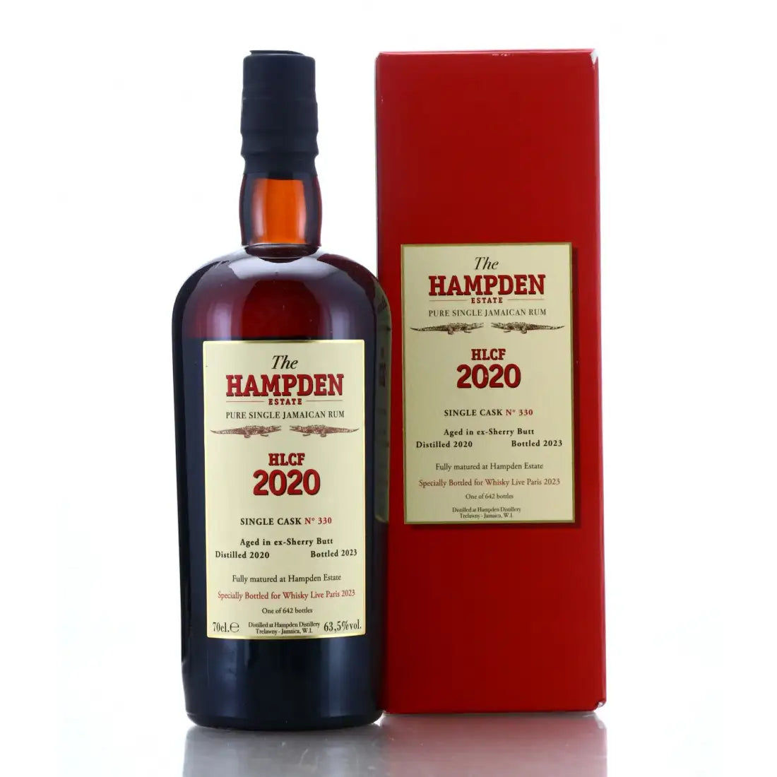 Sample Velier Hampden 2020 Specially Bottled for Whisky Live Paris 2023 HLCF 3yr 63,8% 3cl