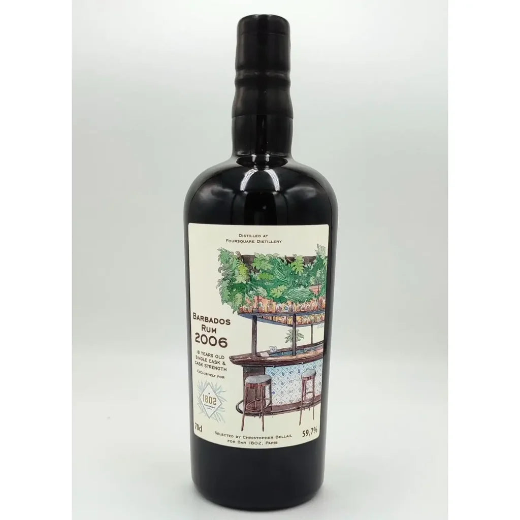 Sample Distilia Foursquare 2006 Barbados Rum for Bar 1802 18yr 59,7% 3cl