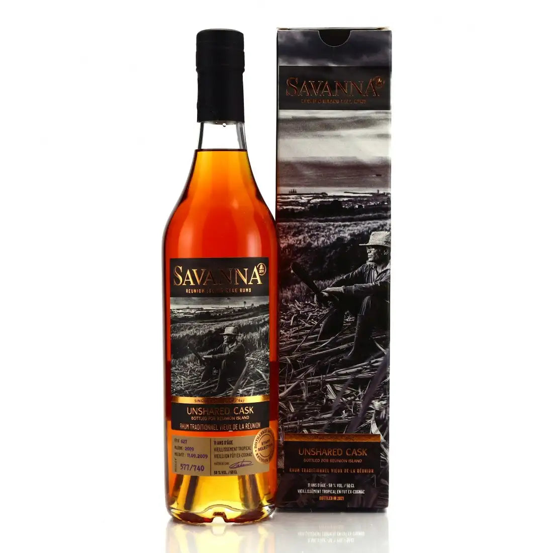 Savanna 2009 Unshared Cask for Reunion Island 11yr 58%