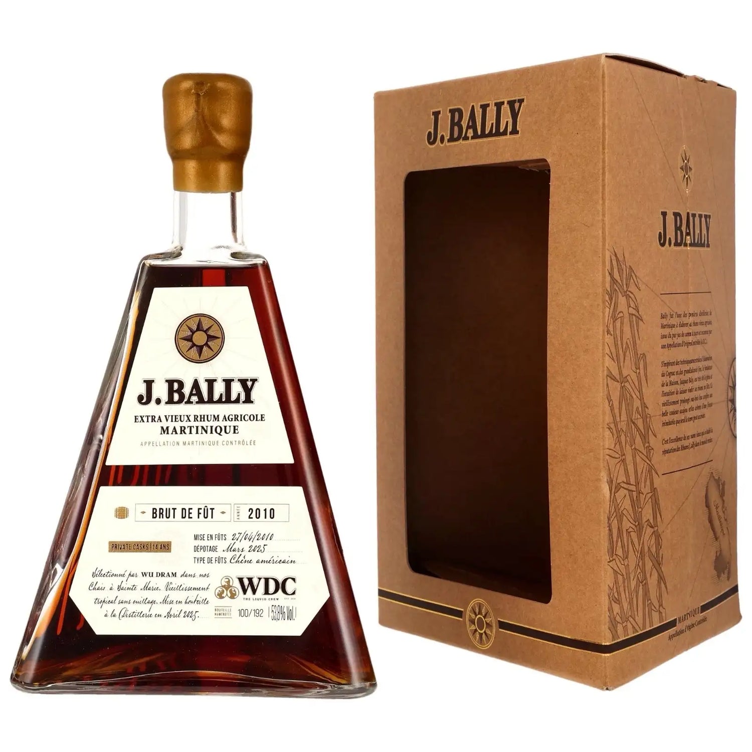 Sample Wu Dram Clan J. Bally 2010 Brut de Fût 14yr 53,8% 3cl