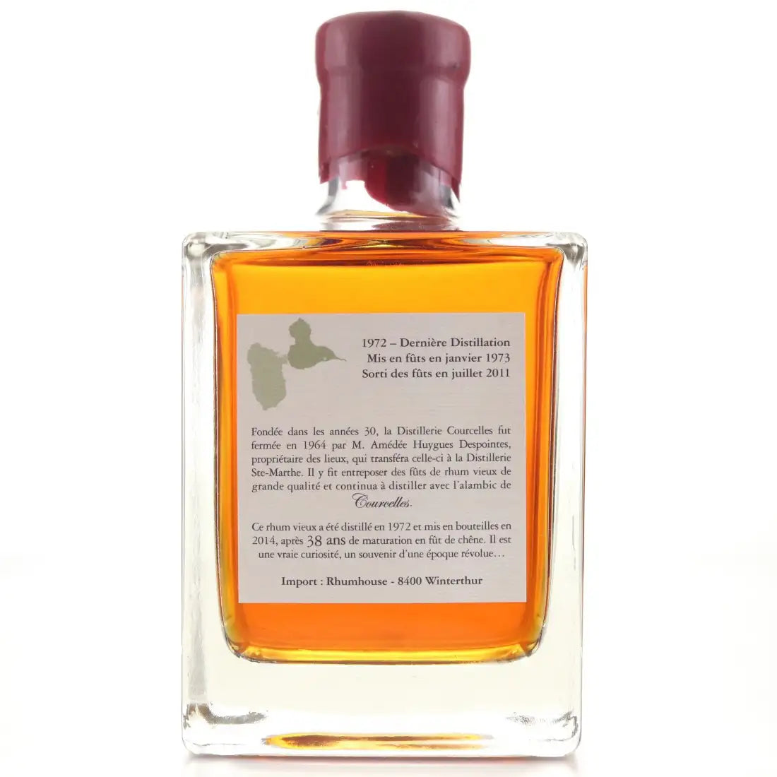 Sample Rhum House Domaine de Courcelles 1972 Rhum Vieux Édition 2014 38yr 54% 3cl