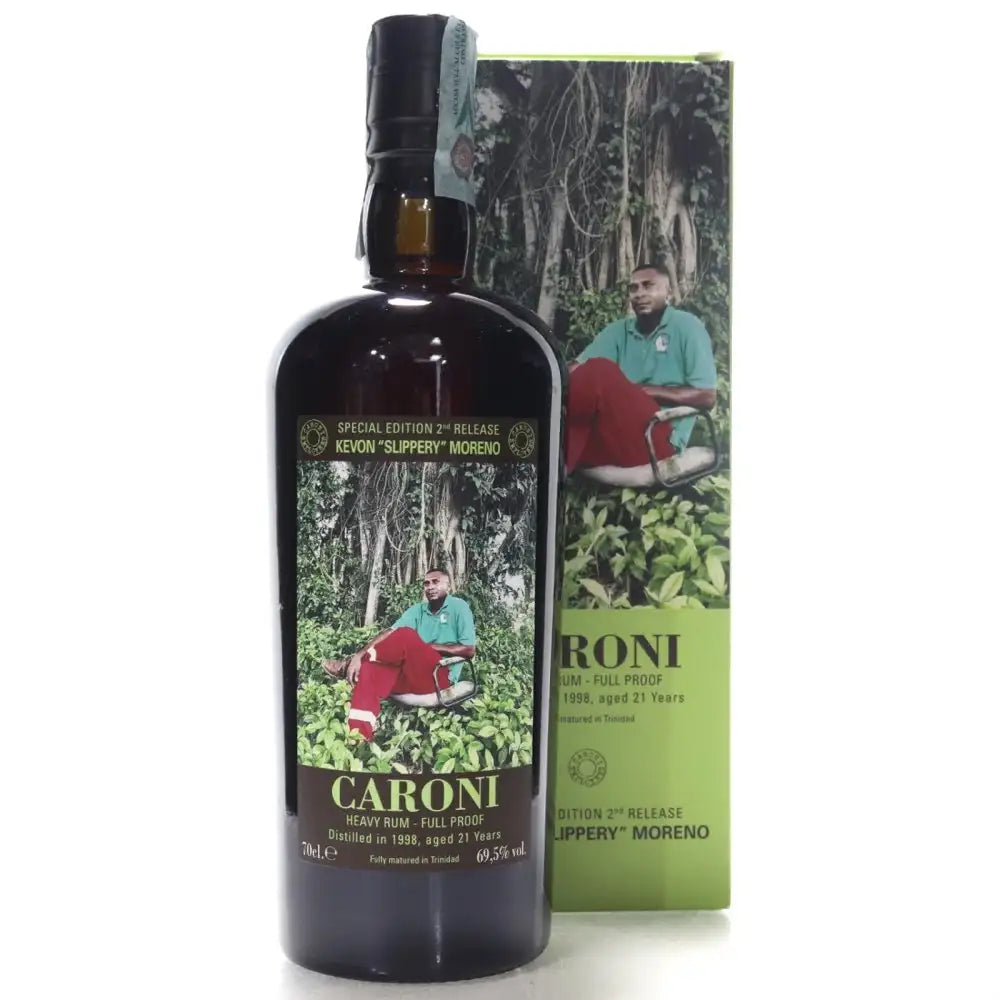 Caroni 1998/2019 21yo 69,5% Employees 2nd Release Kevon “Slippery” Moreno