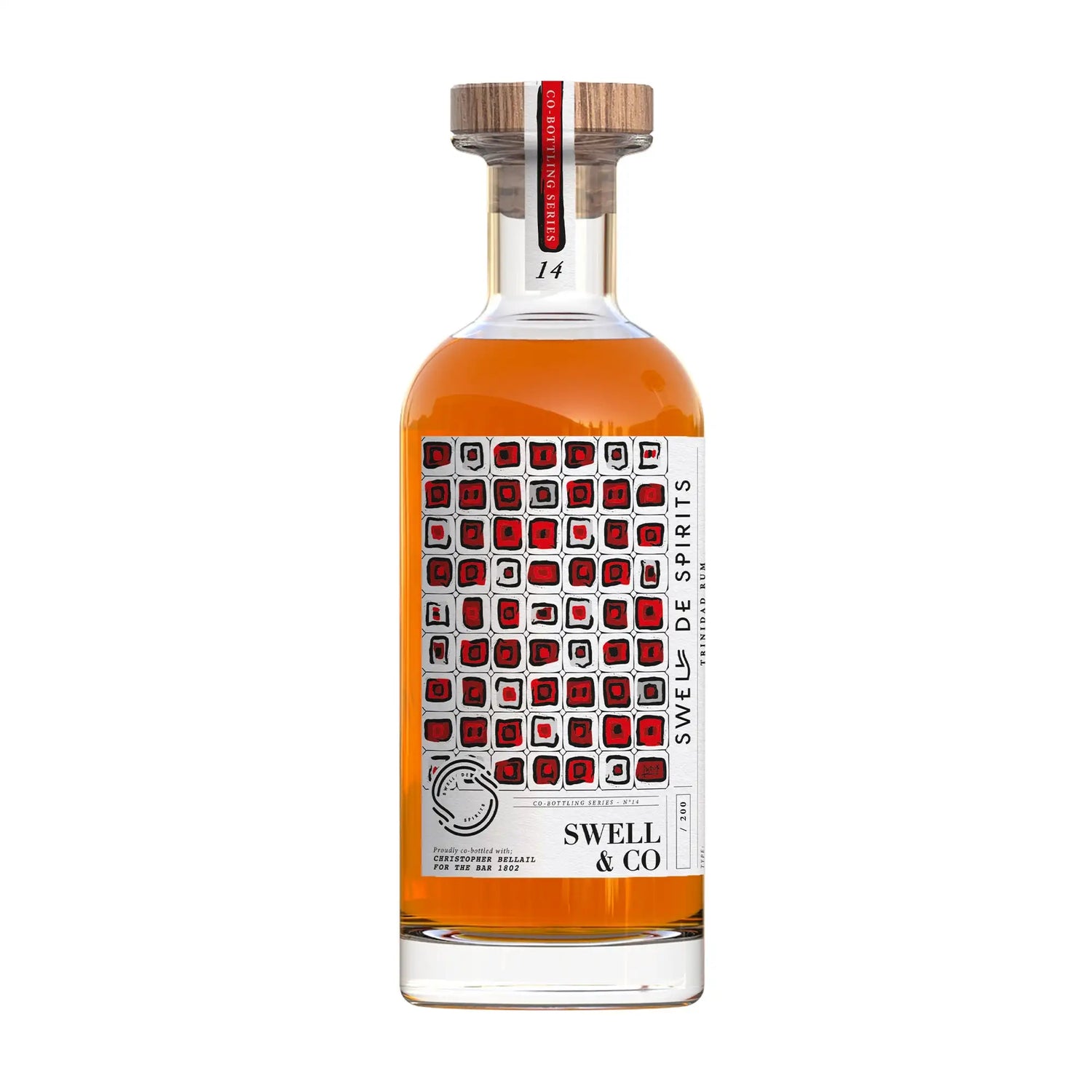 Swell de Spirits TDL 2000 Swell & Co. #14 Christopher Bellail Selection for Bar 1802 25yr 57,3%