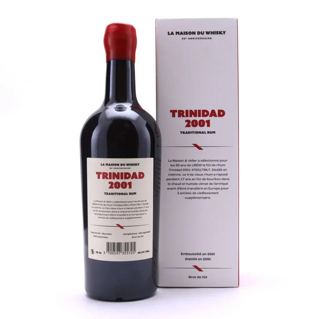 Sample La Maison Du Whisky Tdl 2001 Rhum Trinidad (Flag Series) 20yr 65,6% 3cl