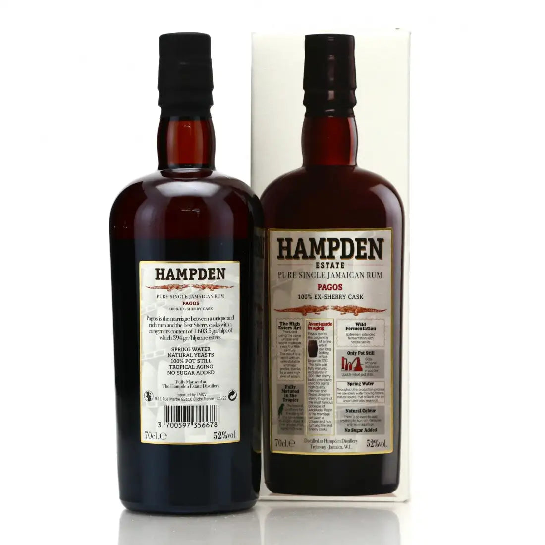 Sample Velier Hampden Pagos Sherry 52% 3cl