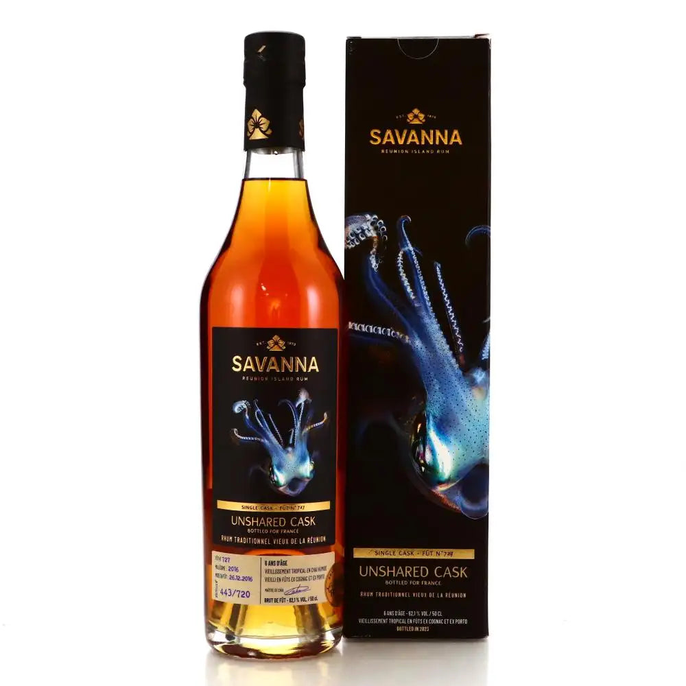 Savanna 2016 Unshared Cask for France 6yr 62,1%