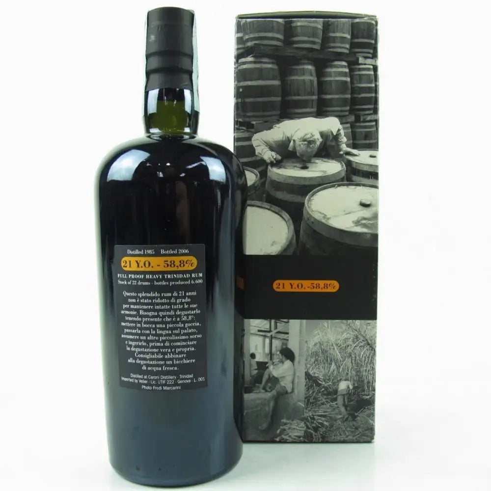 Velier Caroni 1985 Heavy Trinidad Rum HTR 21yr 58,8%