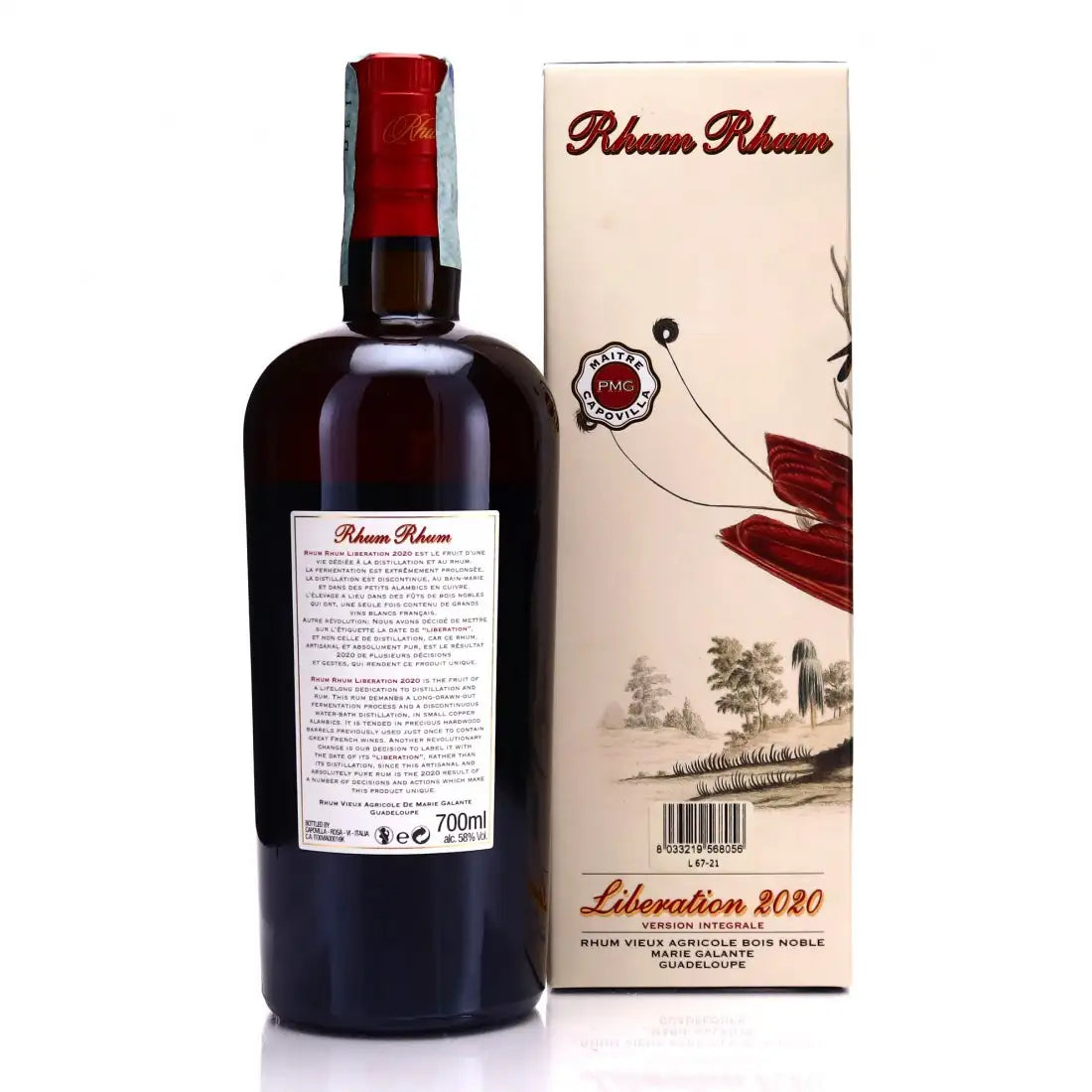 Sample Velier Bielle Rhum Rhum Libération Integrale 2020 58,4% 3cl