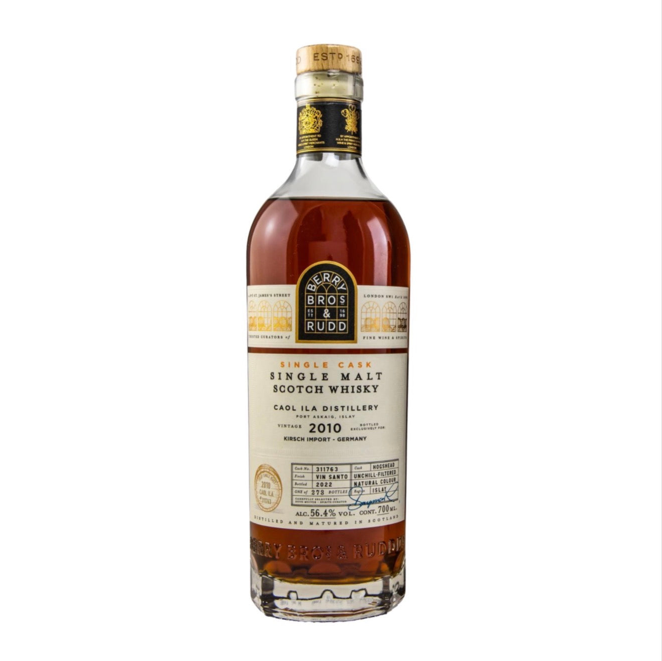 Sample Caol Ila 2010 Berry Bros & Rudd 12yr 56,4% 3cl